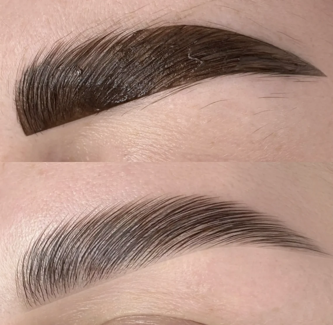Can you sleep on powder brows?